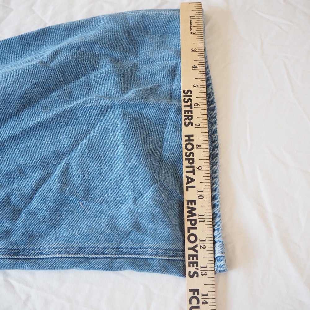 PAIGE Zoey 31" Tie Waist Wide Leg Jeans Women's 34 Vintage Style Soft Denim - Picture 16 of 16